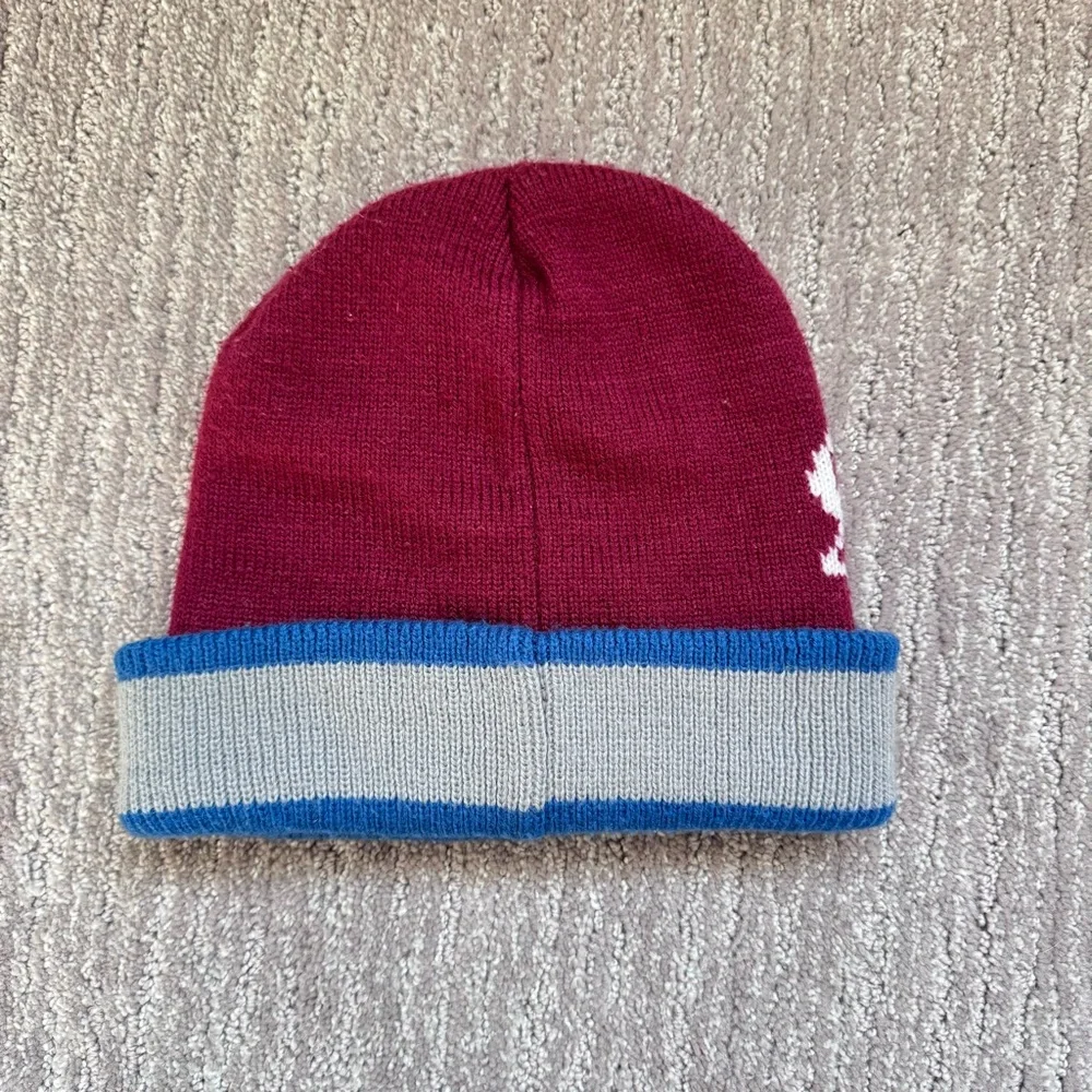 EUC Colorado Avalanche NHL Hockey Team Beanie OS‎ Winter Snow One Size